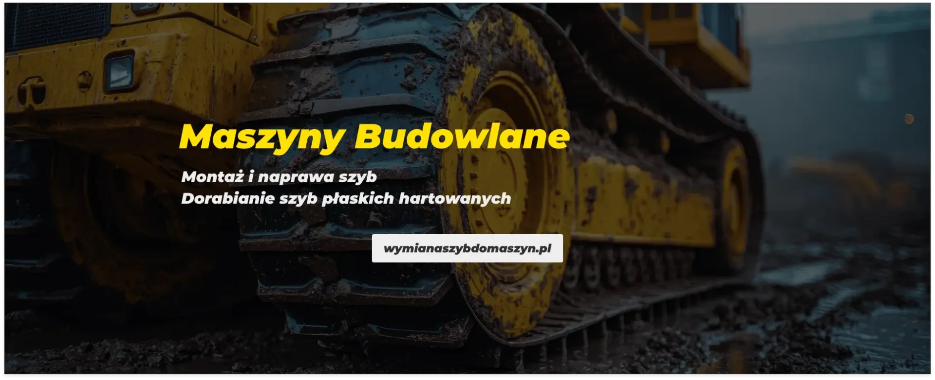 Baner - maszyny budowlane
